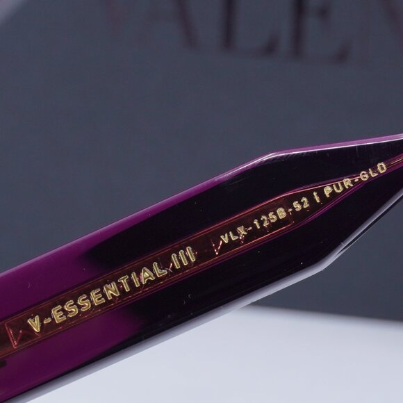 Valentino V-ESSENTIAL - III VLX-125B Cat Eye Eyeglasses - Burgundy 52mm - Picture 5 of 9